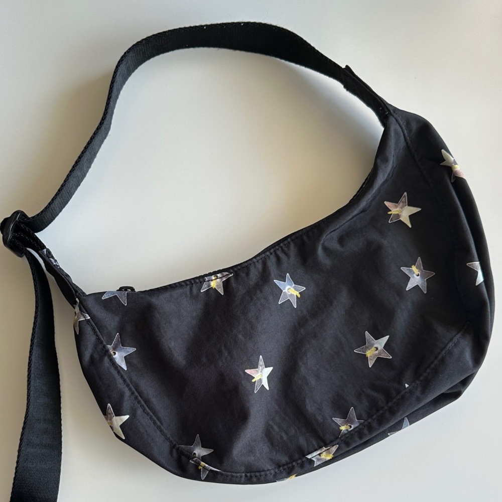 BAGGU Small Nylon Star Crescent Bag